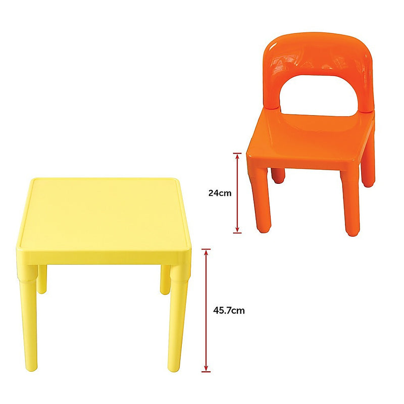 Kids Table and Chairs Play Set Toddler Child Toy Activity Furniture In-Outdoor