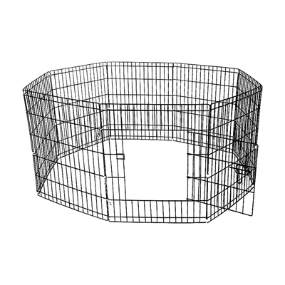 24" 8 Panel Pet Dog Playpen Puppy Exercise Cage Enclosure Fence Play Pen