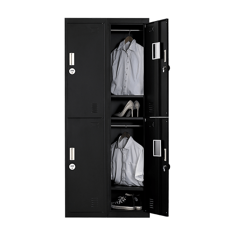 Four-Door Office Gym Shed Storage Locker