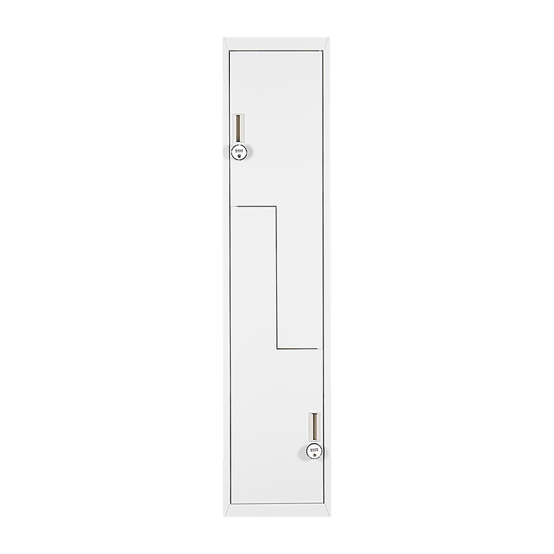 Grey Two-Door L-shaped Office Gym Shed Storage Lockers