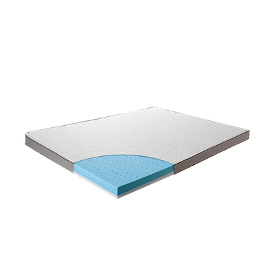 Palermo Double Memory Foam Mattress Topper Cooling Gel Infused CertiPUR Approved