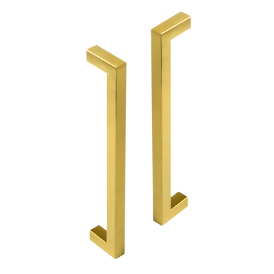 15 x Brushed Brass Drawer Pulls Kitchen Cabinet Handles - Gold Finish 192mm