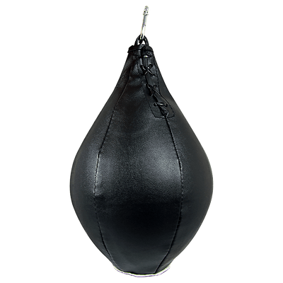 Boxing Speed Bag CowHide Leather MMA Punching Focus Bag Muay Thai Training Speed