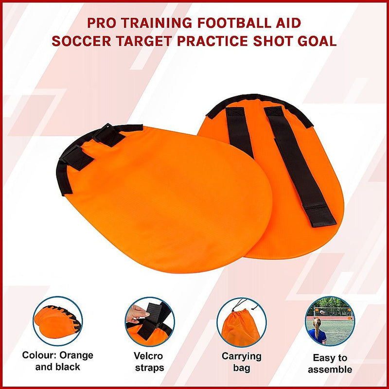 Pro Training Football AID Soccer Target Practice Shot Goal