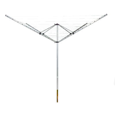 4 Arm Rotary Airer Outdoor Washing Line Clothes Dryer 50m Length