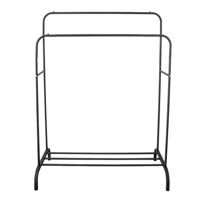 Heavy Metal Double Clothes Rail Hanging Rack Garment Display Stand Storage Shelf