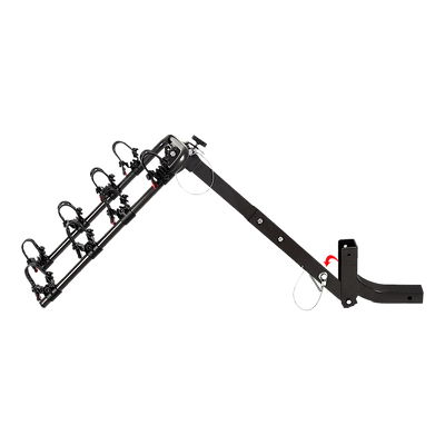 Premium 4-Bike Carrier Rack Hitch Mount Swing Down Bicycle Rack W/ 2" Receiver