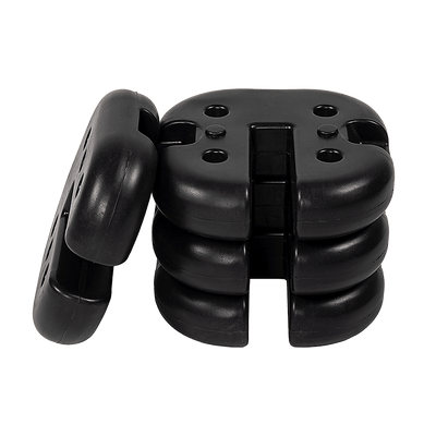 4pcs Outdoor Canopy Tent Leg Weights Anchor Stand Heavy Duty Gazebo Discs Base