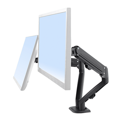 Dual Screen Gas-strut Monitor Stand Mount Desktop Bracket for LED/LC