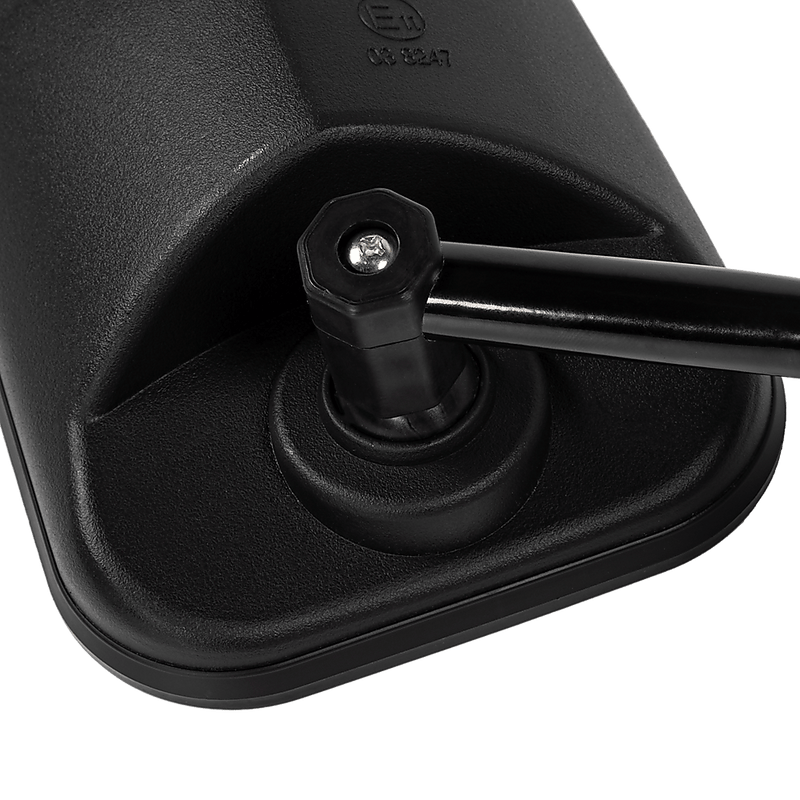 2x Towing Mirrors Pair Clip on Multi Fit Clamp On Towing Caravan 4X4 Trailer