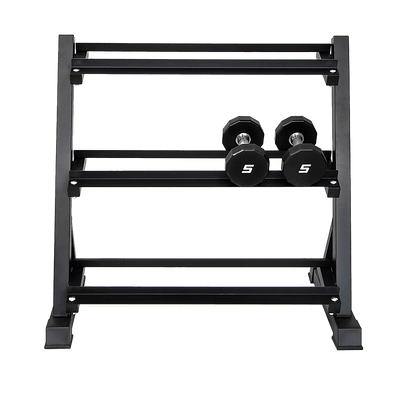 Dumbbell Rack Storage Stand Hex Weight Heavy Duty 3 Tier Wide Home Gym Fitness