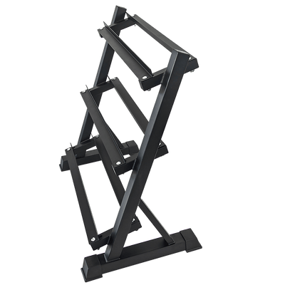 Dumbbell Rack Storage Stand Hex Weight Heavy Duty 3 Tier Wide Home Gym Fitness