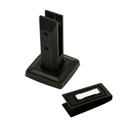 Balustrade Black Glass Clamp 304 Stainless Spigot Pool Fencing Fence