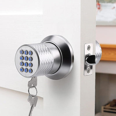 Digital Electronic Code Door Lock Keyless Entry Keypad Programmable Lock Knob