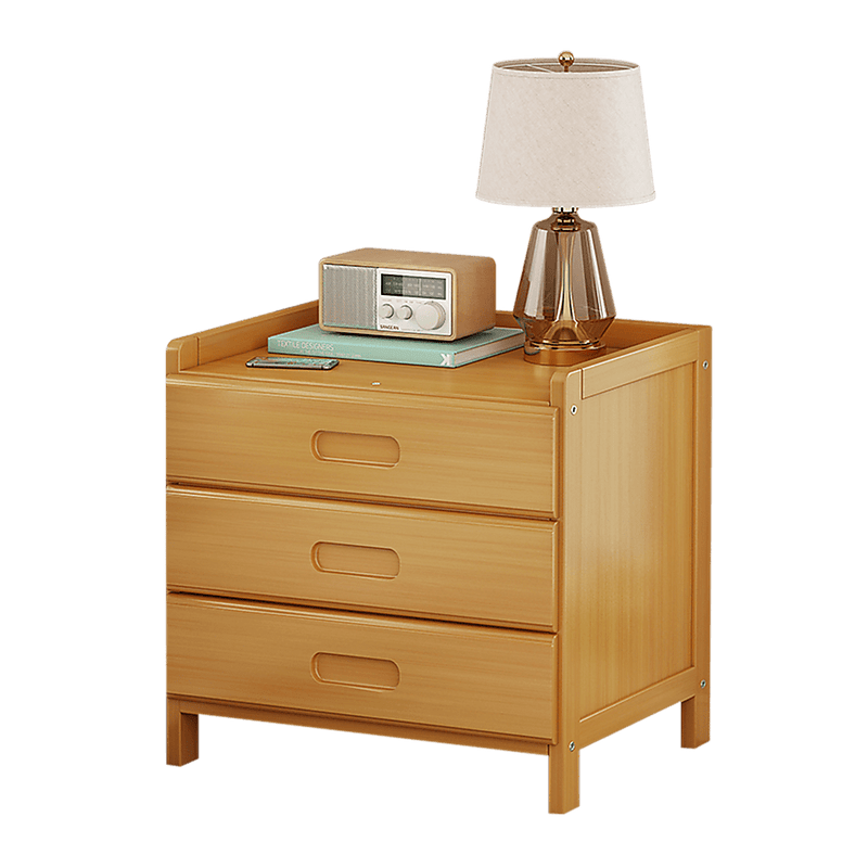 Bamboo Bedside Table Nightstand Storage Bedroom Sofa Side Stand