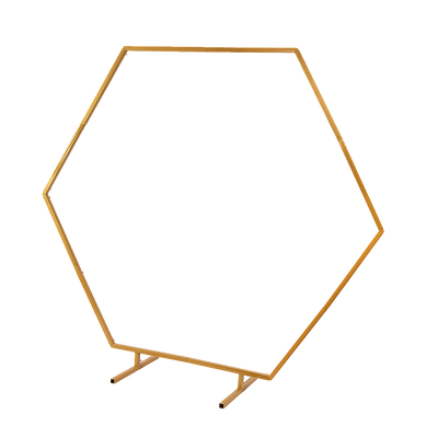 2M Wedding Hex Arch Backdrop Flower Display Stand Frame Background