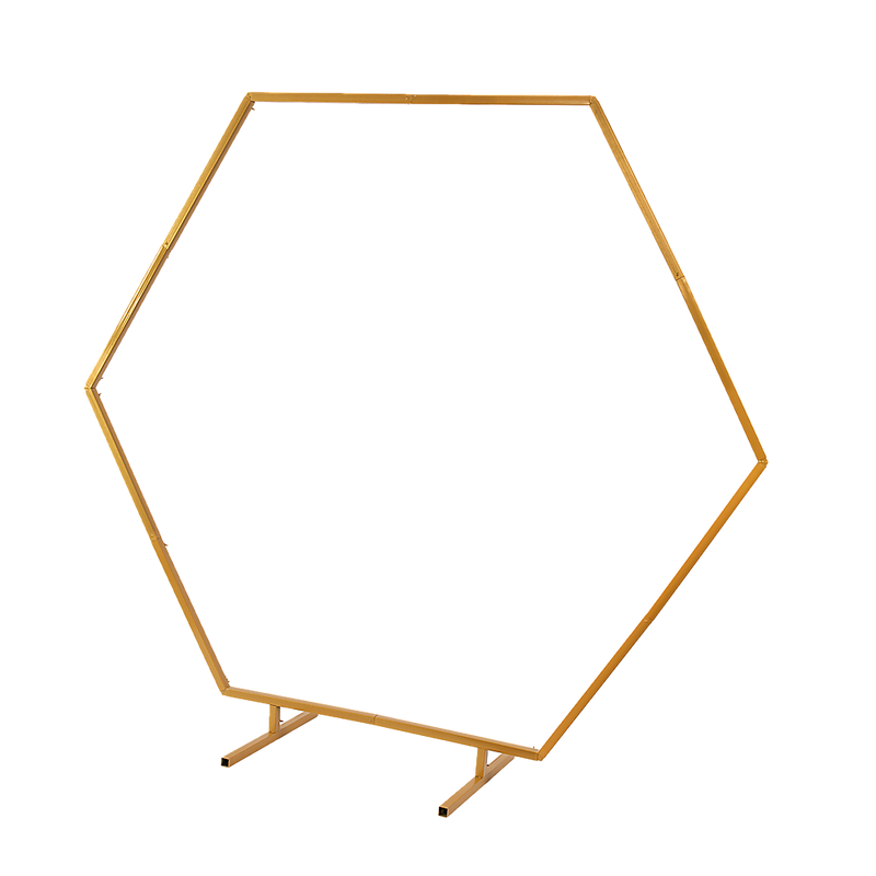 2M Wedding Hex Arch Backdrop Flower Display Stand Frame Background