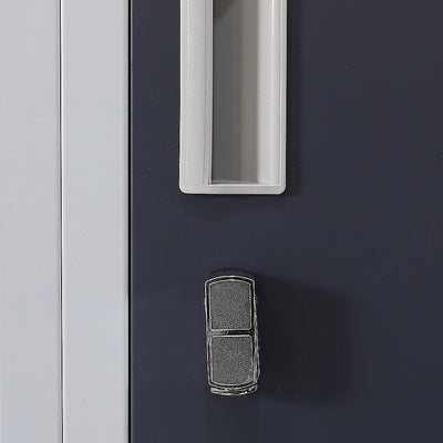12-Door Locker for Office Gym Shed School Home Storage - Padlock-operated