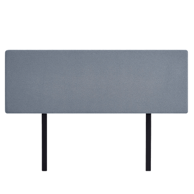 Linen Fabric King Bed Deluxe Headboard Bedhead - Berlin Blue