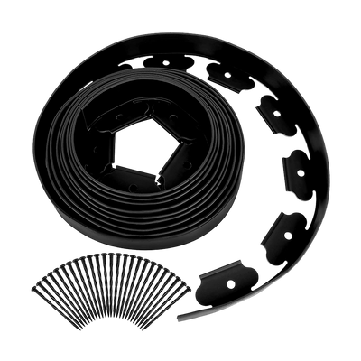 Landscape No Dig Lawn Garden Edging Kit 10m Flexible Durable Border Paver