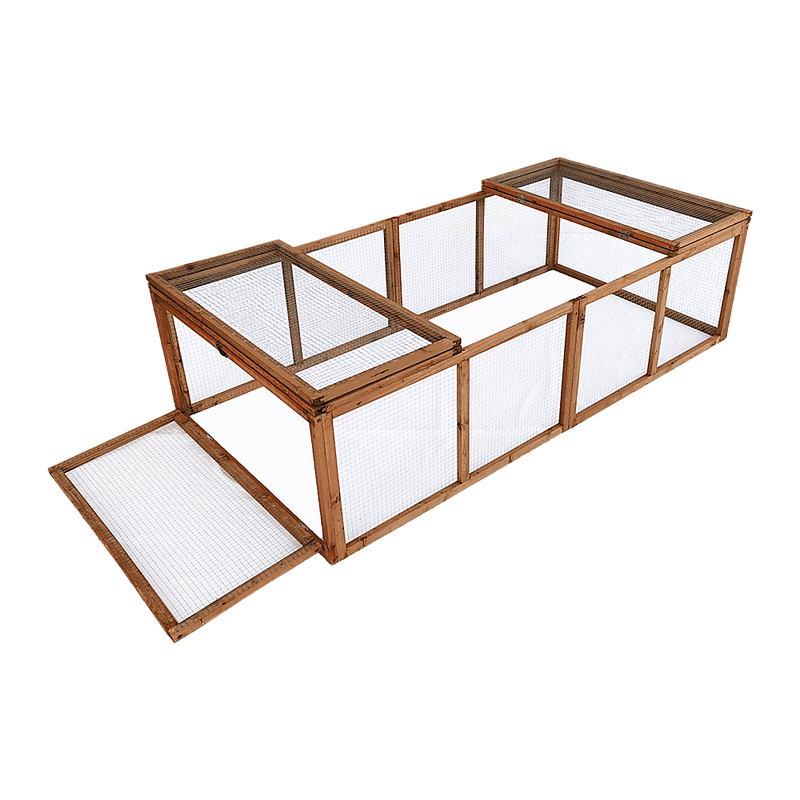 Chicken coop LARGE Run Guinea Pig Cage Villa Extension Rabbit hutch house pen