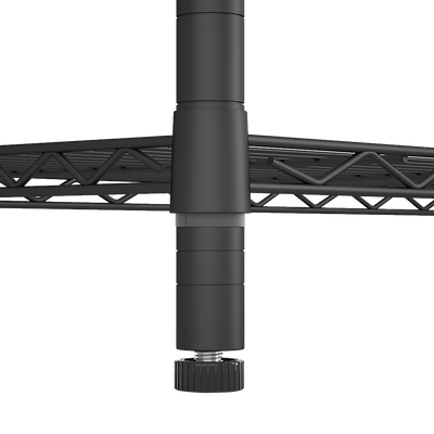 Modular Wire Storage Shelf 1200 x 600 x 1800mm Steel Shelving