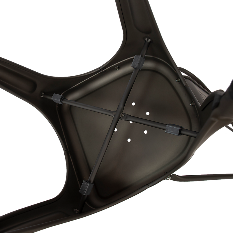 4x Kitchen Dining Chairs Stackable Vintage Metal Chair Backrest Side Chair