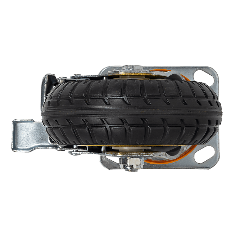 Castor Wheels 4 x 6" 150mm Swivel Silent Caster 2 Brakes 800KG
