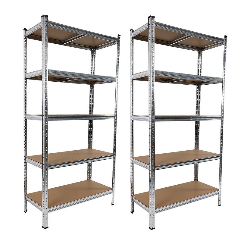 2 x 1.8M Garage Shelving Warehouse Rack Storage Shelves Pallet Racking