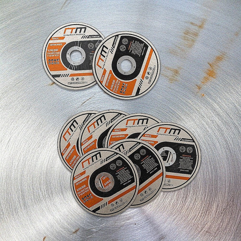 100 x Cutting Discs 125mm 5" Angle Grinder Disc Metal Cut Off Wheel Thin