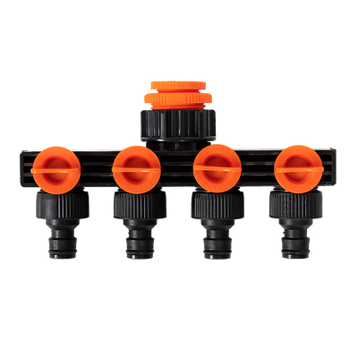 4 Way Hose Connector Tap Irrigation Garden Kit