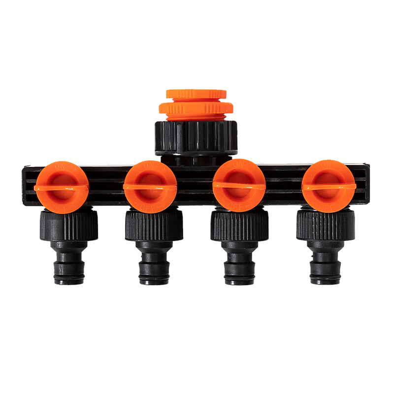 4 Way Hose Connector Tap Irrigation Garden Kit
