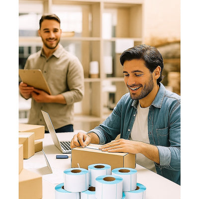 All Sizes Premium Quality Barcode POS, Label, Sticker, Price tag, Direct Thermal