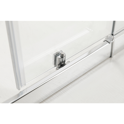 Adjustable 900x1200mm Double Sliding Door Glass Shower Screen in Chrome