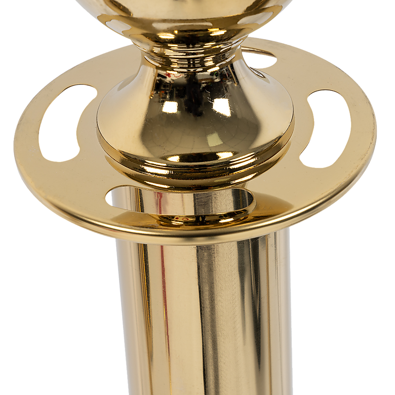 4 x Queue Barriers + 3 Ropes Exhibition Crowd Control Bollards