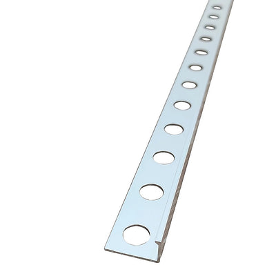 10 x Tile Trim Heavy Duty L Shaped Edge Aluminium 10mm