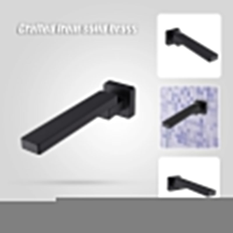 Bath In Wall Swivel Spout in Matte Black