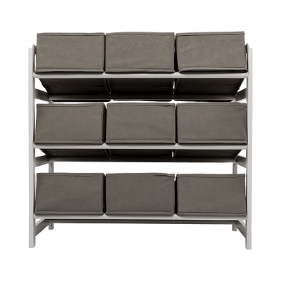 Kids Toy Box Storage Unit Drawers Childrens Bedroom Shelf Baby Nursery Furniture Grey