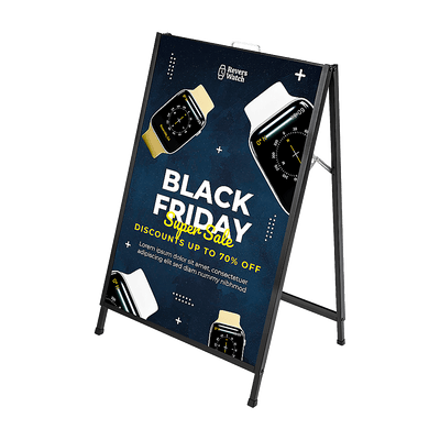 A Frame Sign 60x90cm Sidewalk Plastic Poster Board Outdoor Display