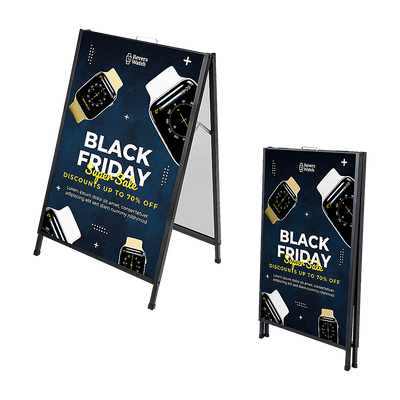 A Frame Sign 60x90cm Sidewalk Plastic Poster Board Outdoor Display