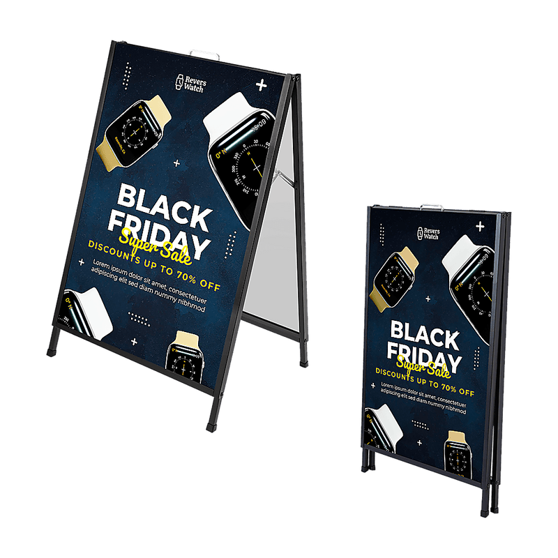 A Frame Sign 60x90cm Sidewalk Plastic Poster Board Outdoor Display