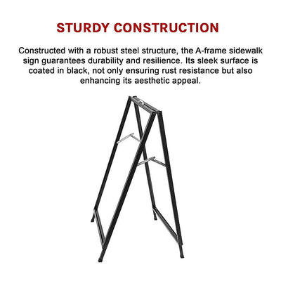 A Frame Sign 60x90cm Sidewalk Plastic Poster Board Outdoor Display