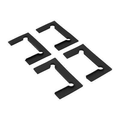 120cm Frameless Glass Bath Screen – Stainless Steel Wall U-Brackets in Chrome