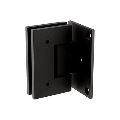 70cm Frameless Swing Bath Panel with Black Hardware