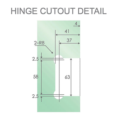 70cm Frameless Swing Bath Panel with Brushed Gold Hardware