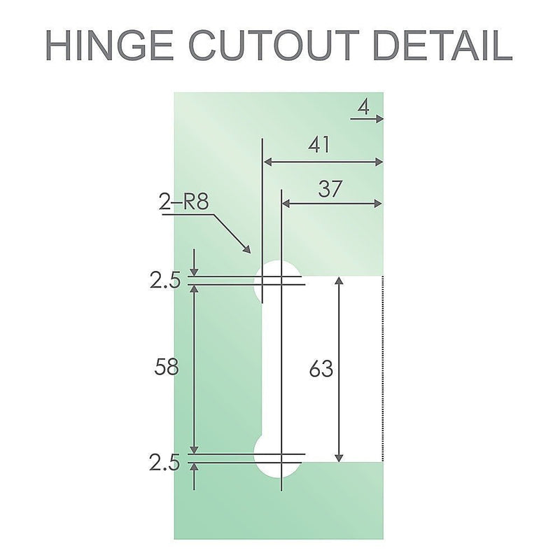 90cm Frameless Swing Bath Panel with Chrome Hardware