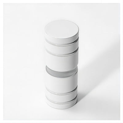 90cm Wall to Wall Frameless Shower Screen with White Brackets and SS Hinges, Round Knob Handle