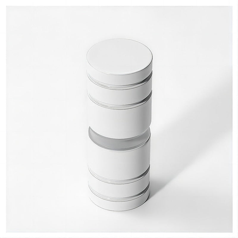 90cm Wall to Wall Frameless Shower Screen with White Brackets and SS Hinges, Round Knob Handle