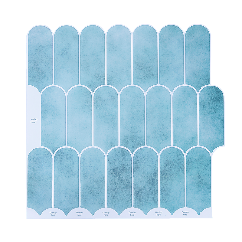 5pcs 3D Wall Stickers Self-adhesive Wallpaper Resistant High Temperature