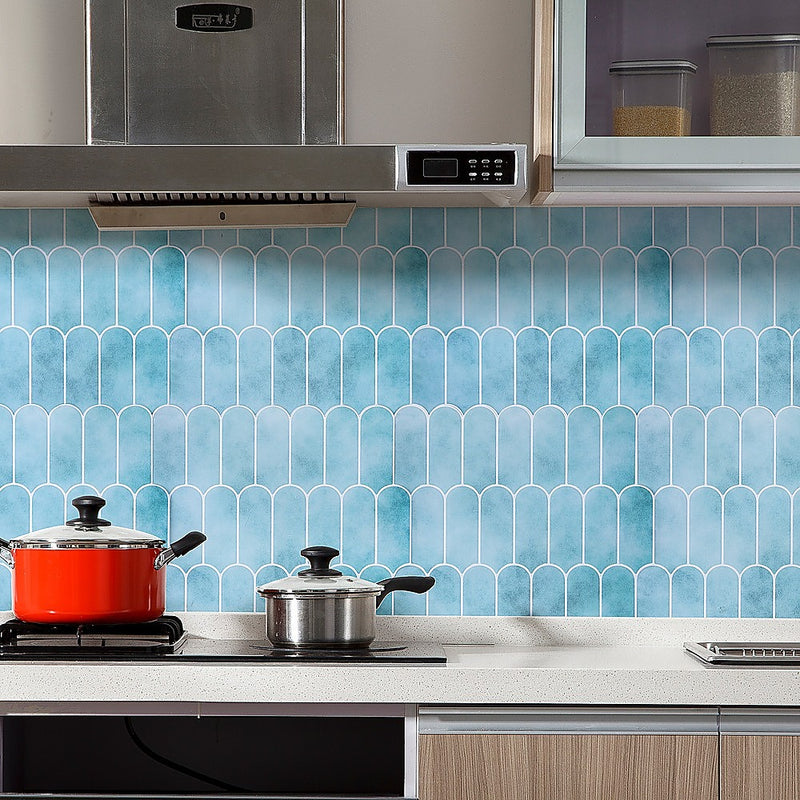 5pcs 3D Wall Stickers Self-adhesive Wallpaper Resistant High Temperature